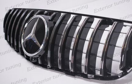 Решетка Panamericana Mercedes GLC хром с эмблемой