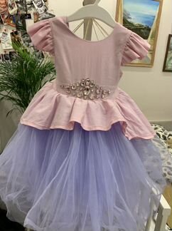 Пышное платье на годик или новый год 80-86