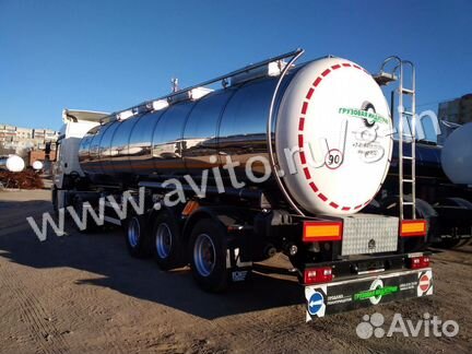 Пищевая полуприцеп цистерна