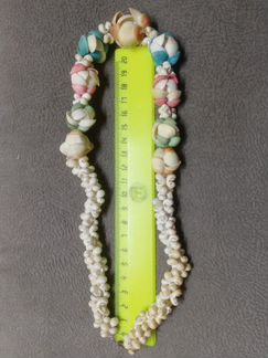 Бусы из натуральных ракушек