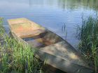 Железна лодка с деревянными вёслами