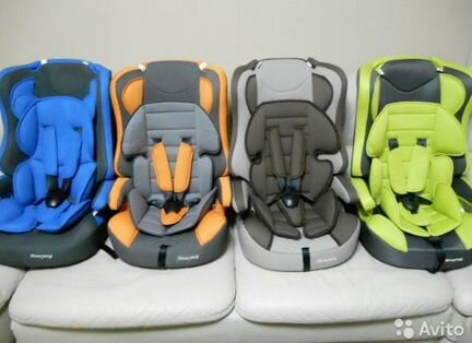 Новое автокресло группа 1/2/3 от 9-36кг (арт.0252)