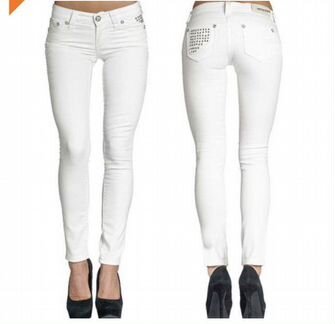 Женские белые джинсы affliction