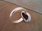 Серебряное кольцо с австралийским синим опалом объявление продам