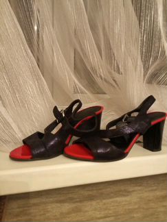 Босоножки туфли кожа