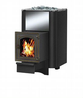 Чугунная печь везувий Сенсация 28 Антрацит (дт-4С)