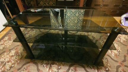 Стеклянная тумба