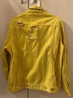Жёлтая джинсовая куртка Zara