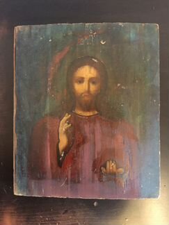 Продается икона старинная Господь Вседержитель