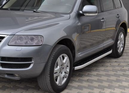 Пороги Подножки на VW Touareg 2003г+