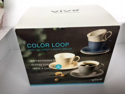 Сервиз 8 предметов Villeroy & Boch Vivo Color Loop