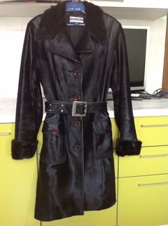 Меховое пальто 48 размер