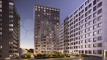 2-к апартаменты, 69.4 м², 7/15 эт.