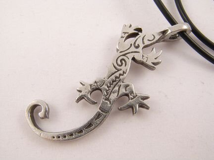 Подвеска Ящерка (унисекс)