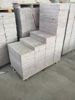 Гранитная плитка огневка G562 Мапл Ред. Красная