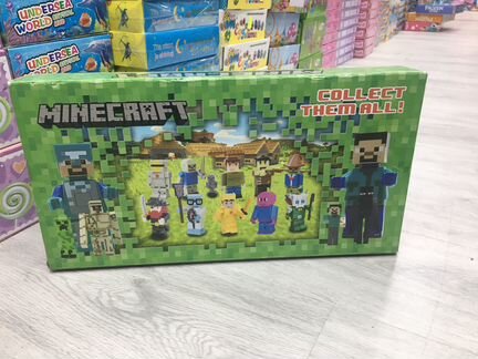 Майнкрафт набор из 3 фигурок
