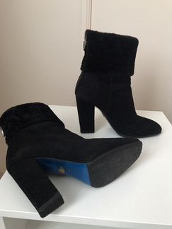 Loriblu Зимние замшевые Ботильоны на меху