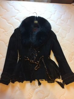 Куртка из замши с подкладкой тёплой