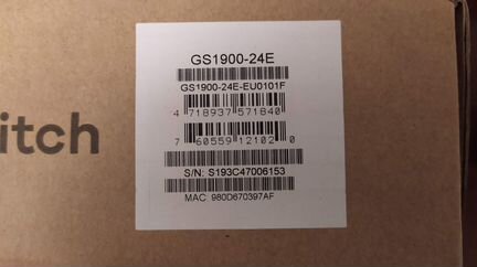 Коммутатор (Свитч) Zyxel GS 1900 - 24E