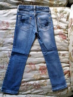 Джинсы 116 см, жилетка 122 см