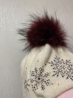 Шапка-шлем для девочки бу 1 сезон