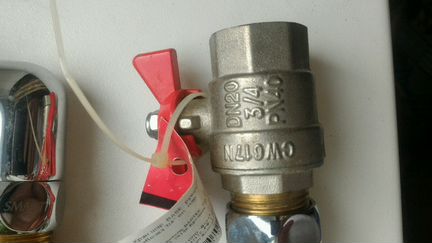 Кран латунный полнопроходной ремонтопригодный 3/4