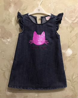 Джинсовый сарафан для девочки