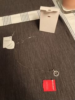 Серебряная цепочка с подвеской