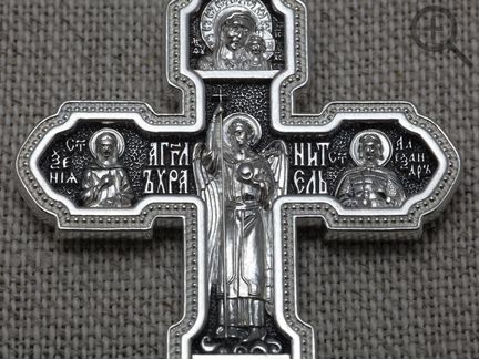 923. Большой авторский серебряный крест