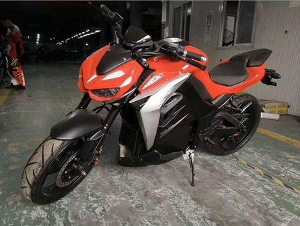 Электромотоцикл z1000 5000W 60Ah красный, новый
