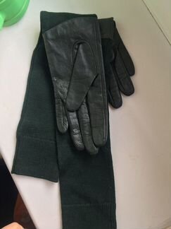 Перчатки The other stories кожа, шерсть