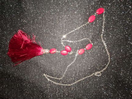 Украшение с натуральными камнями