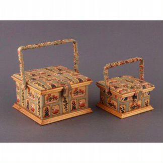 Шкатулки для рукоделия.Корзинки подарочные.Ножницы
