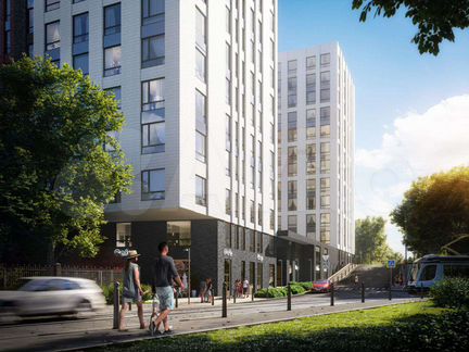 1-к апартаменты, 28.8 м², 9/13 эт.