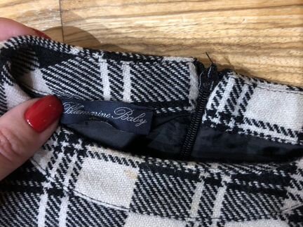 Платье Blumarine Baby с поясом, шерсть