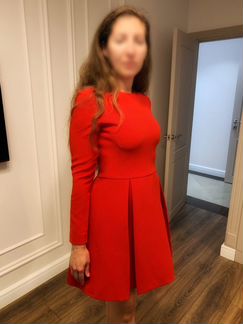 Роскошное красное платье miu miu новое