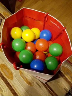 Мячики для сухого бассейна 50 шт