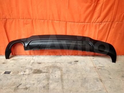 Юбка заднего бампера Mercedes W204 C204 AMG