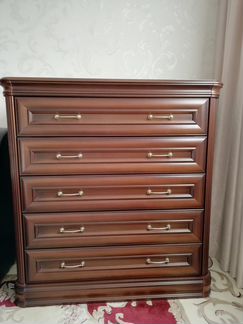 Комод из натурального дерева, шпон дуба