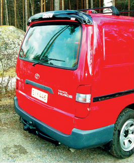 Дефлектор задней двери Toyota Hiace Тойота Хайс