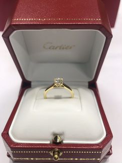 Кольцо Cartier с бриллиантом
