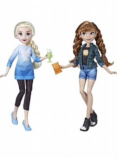 Пижамные Анна и Эльза 28 см «Ральф против интернет