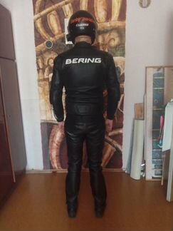 Кожанный комбинезон bering Раздельный + Боты