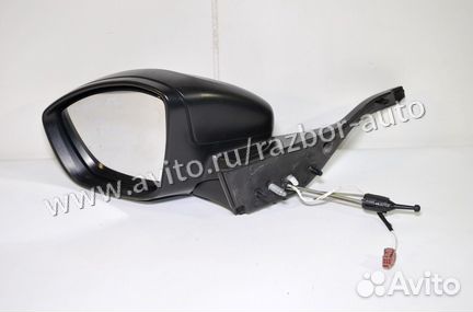 Зеркало левое Peugeot 208/2008 2pin 2016+