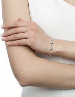 Серебряный браслет Sunlight с топазами и фианитами