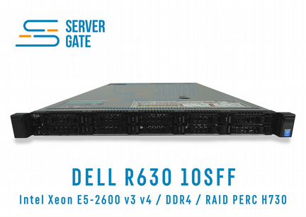 Сервер dell R630 10SFF 2 x E5-2623v3 32 GB
