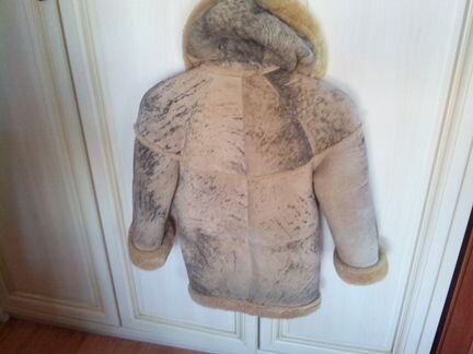 Дублёнка для девочки 6-7 лет