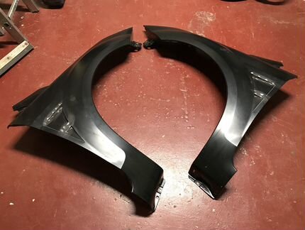 Передние крылья Ford Focus 2 с жабрами