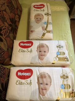 Подгузники Huggies elit soft 5, 56шт