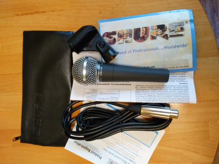 Shure SM58 абсолютно новый микрофон